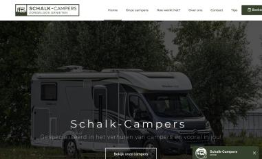 Schermafbeelding van schalk-campers.nl