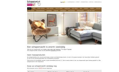 Schermafbeelding van schapenvacht.nl