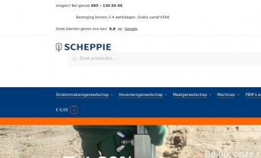 Schermafbeelding van scheppie.nl