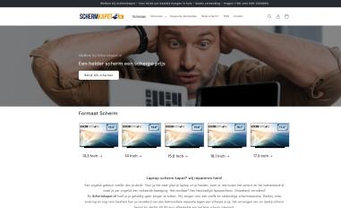 Schermafbeelding van schermkapot.nl