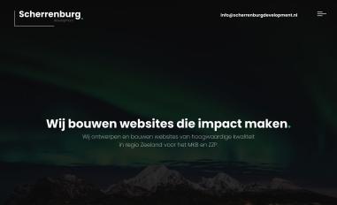 Schermafbeelding van scherrenburgdevelopment.nl