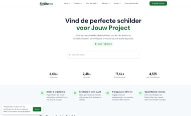Schermafbeelding van schilder-nu.nl