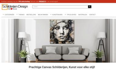 Schermafbeelding van schilderijendesign.nl