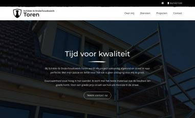 Schermafbeelding van schildertoren.nl