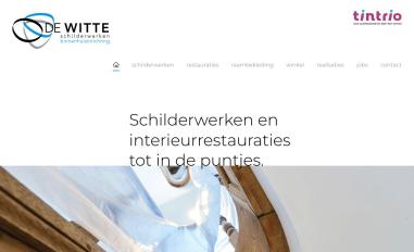 Schermafbeelding van schilderwerken-dewitte.be