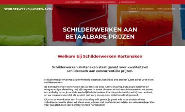 Schermafbeelding van schilderwerken-kortenaken.be