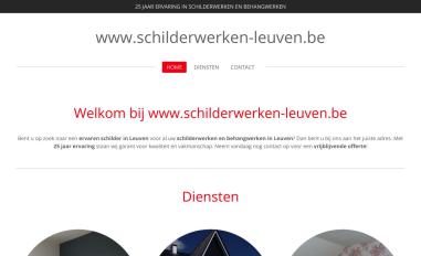 Schermafbeelding van schilderwerken-leuven.be