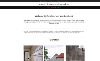 Schermafbeelding van schilderwerken-lubbeek.be