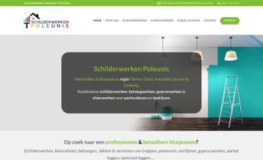 Schermafbeelding van schilderwerken-poleunis.be