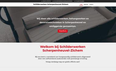 Schermafbeelding van schilderwerken-scherpenheuvel-zichem.be