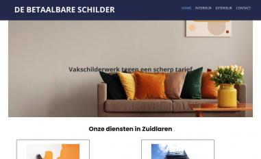 Schermafbeelding van schilderzuidlaren.nl