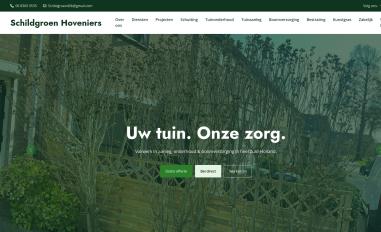 Schermafbeelding van schildgroen.nl