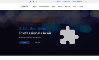 Schermafbeelding van schiltbedrijven.nl