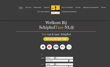 Schermafbeelding van schipholtaxi-nl.nl