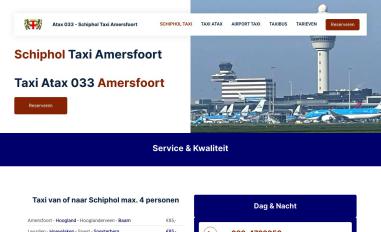 Schermafbeelding van schipholtaxiamersfoort.nl