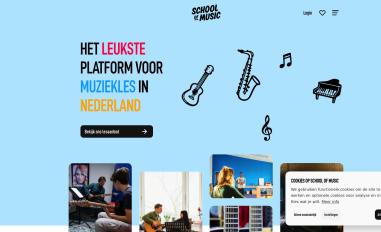 Schermafbeelding van schoolofmusic.nl