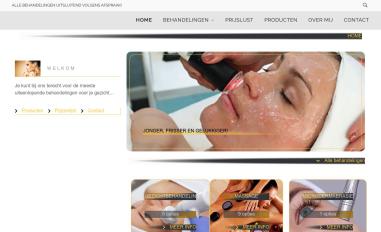 Schermafbeelding van schoonheidssalon-leidscherijn.nl