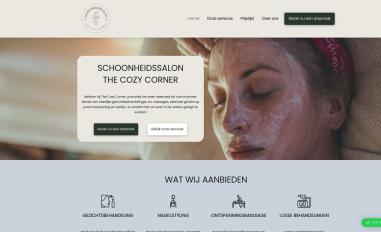 Schermafbeelding van schoonheidssalonthecozycorner.nl