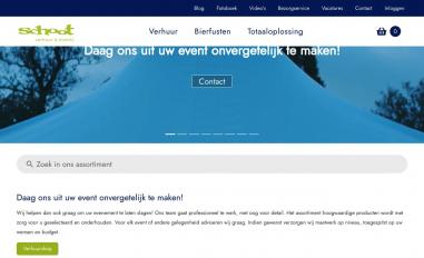 Schermafbeelding van schootverhuur.nl