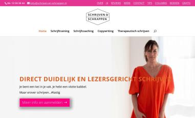 Schermafbeelding van schrijven-en-schrappen.nl