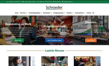 Schermafbeelding van schroeder.nl