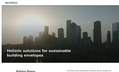 Schermafbeelding van schueco.com