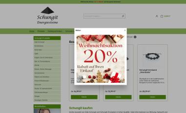 Schermafbeelding van schungit-energiestein.de