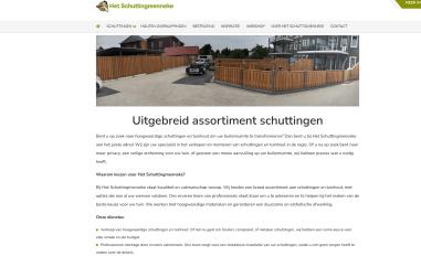 Schermafbeelding van schuttingmenneke.nl