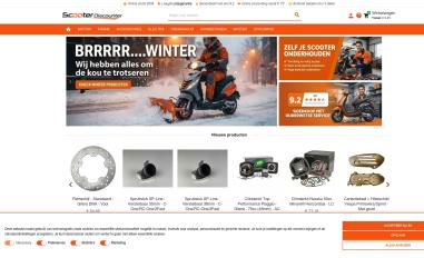 Schermafbeelding van scooterdiscounter.nl