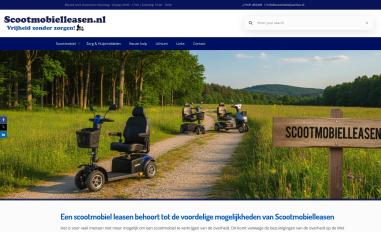 Schermafbeelding van scootmobielleasen.nl