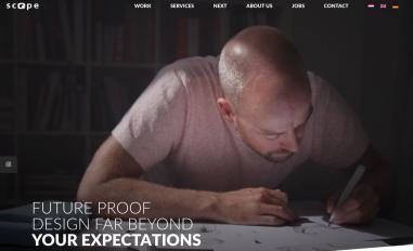 Schermafbeelding van scopedesign.nl