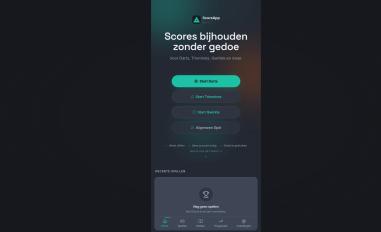 Schermafbeelding van scoreapp.nl