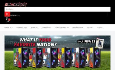 Schermafbeelding van screenon.nl