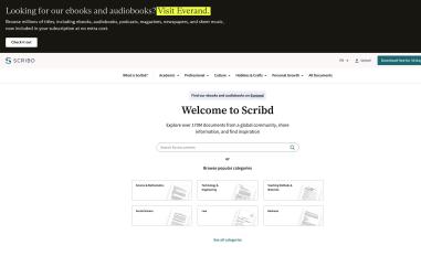 Schermafbeelding van scribd.com