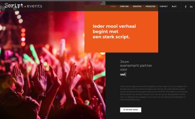 Schermafbeelding van scriptevents.nl