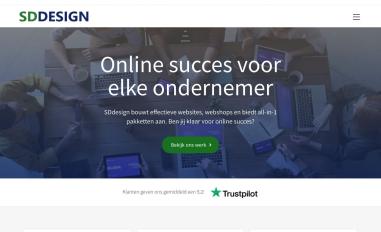 Schermafbeelding van sddesign.nl