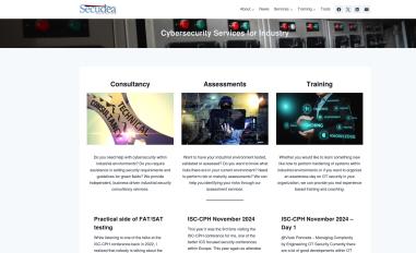 Schermafbeelding van secudea.be