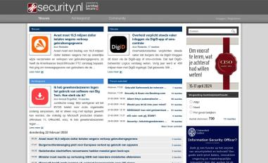 Schermafbeelding van security.nl