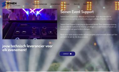 Schermafbeelding van seineneventsupport.nl