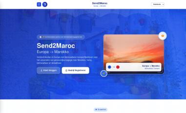 Schermafbeelding van send2maroc.com