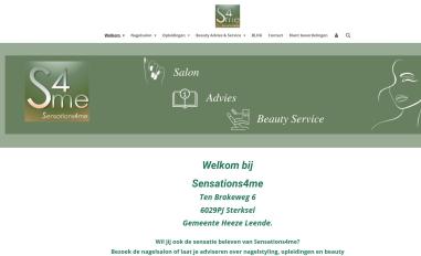 Schermafbeelding van sensations4me.nl
