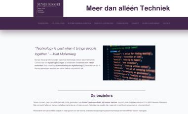 Schermafbeelding van sensieconnect.be