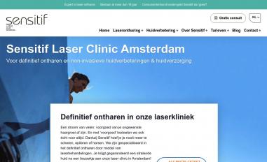 Schermafbeelding van sensitif.nl