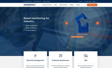 Schermafbeelding van sensorfact.nl