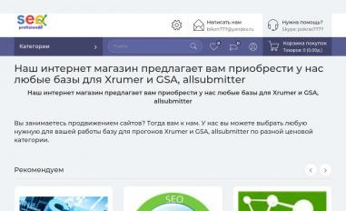 Schermafbeelding van seoprofisional.ru