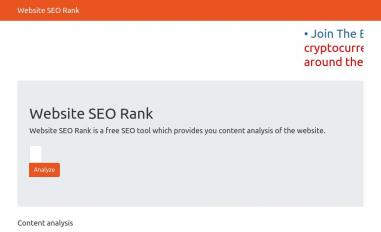 Schermafbeelding van seorank.website