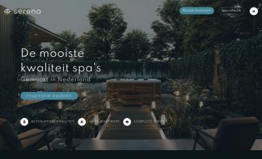 Schermafbeelding van serenaspa.nl