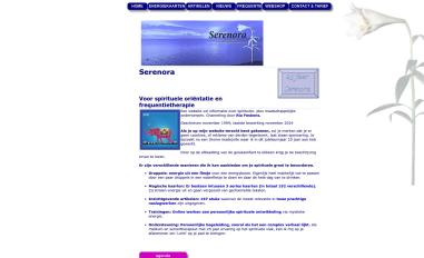 Schermafbeelding van serenora.nl