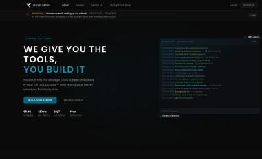 Schermafbeelding van serverheron.com