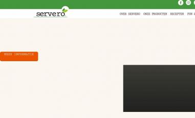 Schermafbeelding van servero.nl